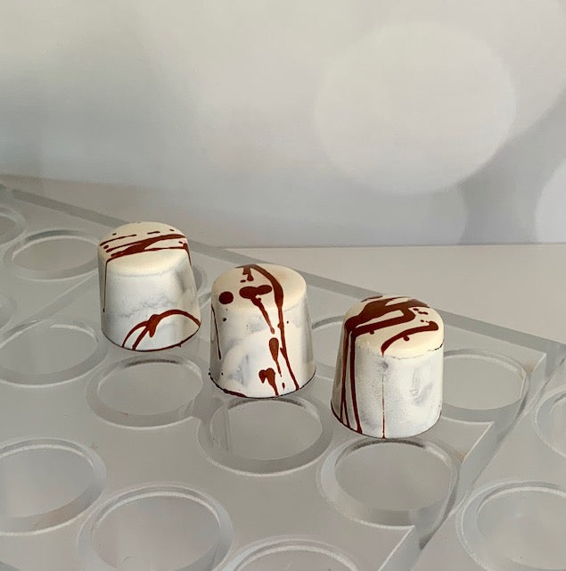 Coconut Salted Caramel filled Dark Chocolate Bonbon