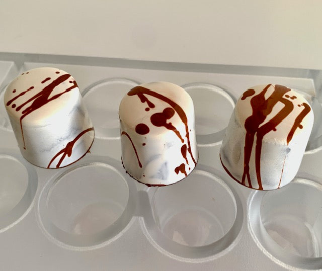 Coconut Salted Caramel filled Dark Chocolate Bonbon