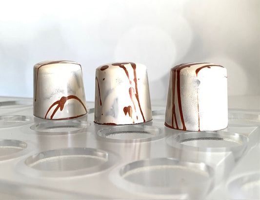 Coconut Salted Caramel filled Dark Chocolate Bonbon