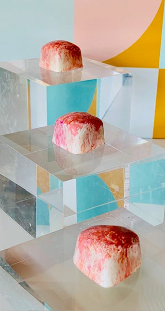 Passion Fruit Ganache filled White Chocolate Bonbon