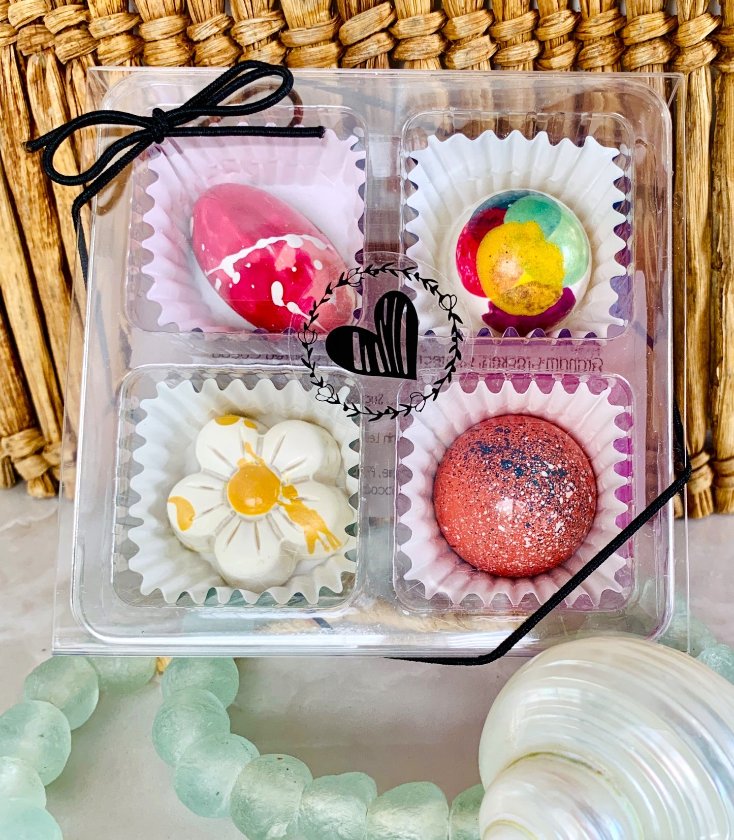 4 piece Bonbon Box:  Chef's Choice