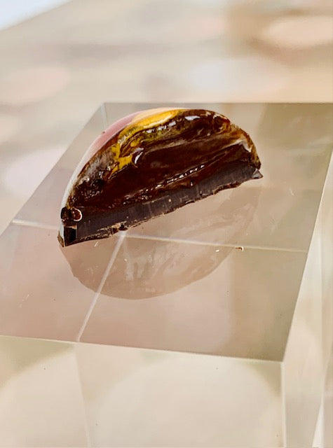 Coffee Chocolate Caramel filled Dark Chocolate Bonbon