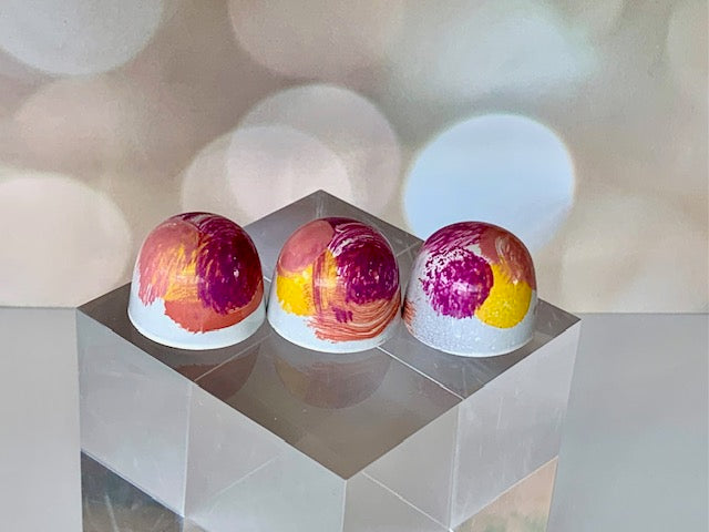 Vanilla Bean Marshmallow and Salted Caramel filled Milk Chocolate Bonbon